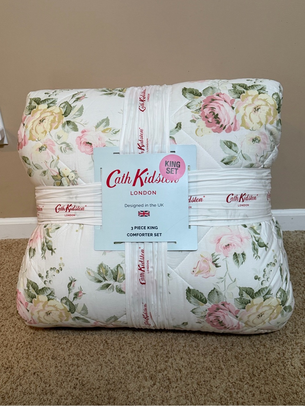 Cath Kidston Garden Rose King Size Comforter Set